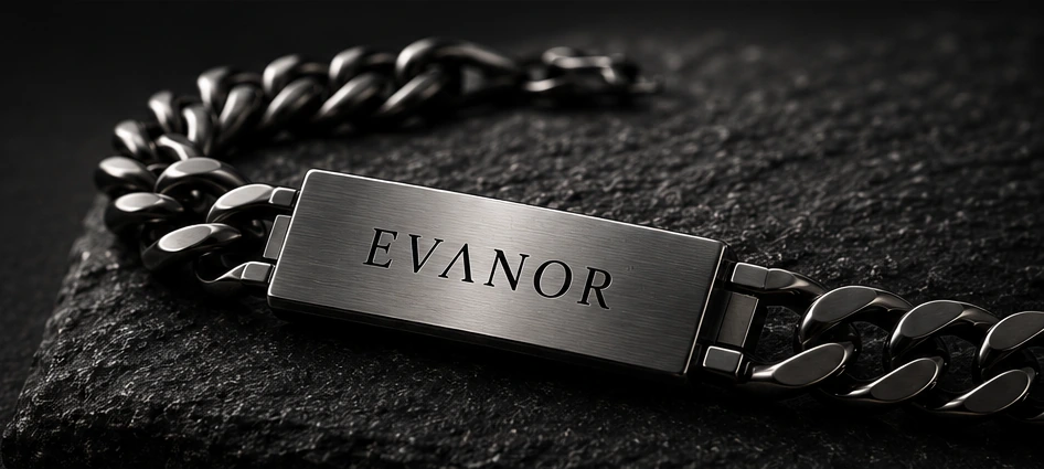 Bracciale EVΛNOR in acciaio 316L